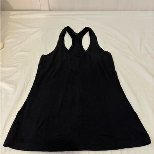 Lululemon Athletica Black Backless Tank Top